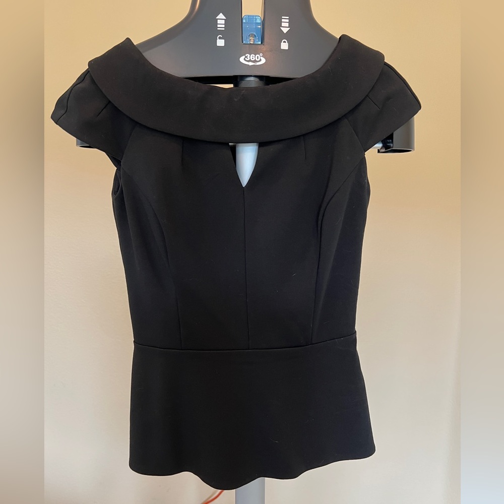 Fitted peplum top